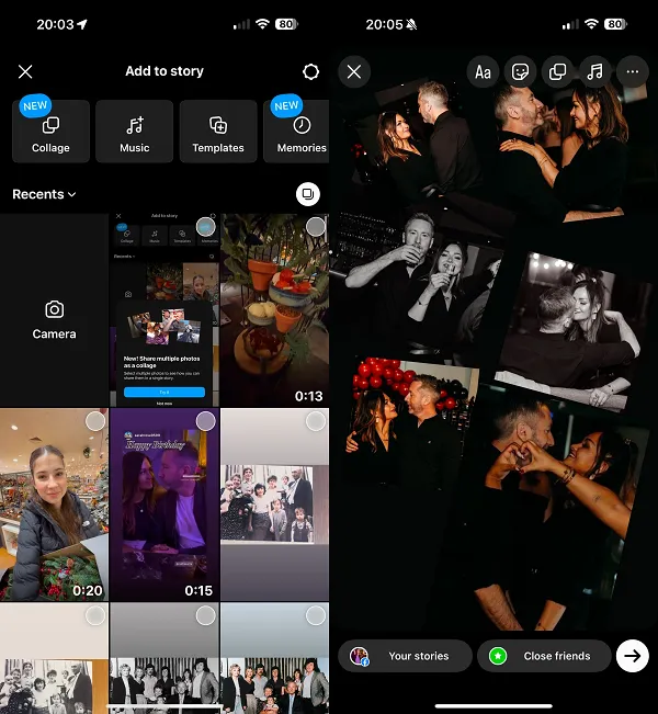 Instagram Launches ‘Collage’ Option for Stories